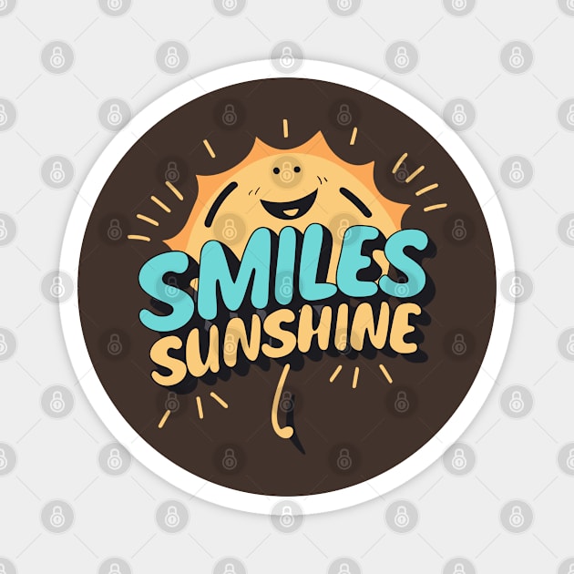 Smiles & Sunshine Magnet by nefuku